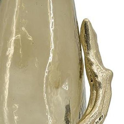 18" Champagne Round Glass Table Vase - Loft&Timber