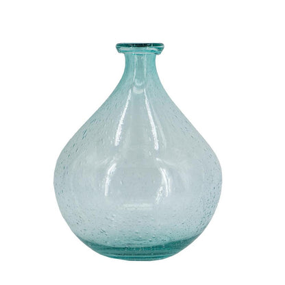10" Aqua Bud Glass Table Vase - Loft&Timber