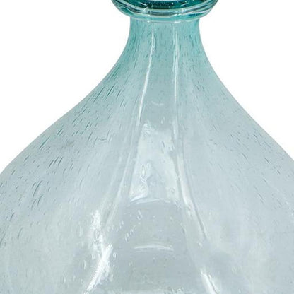 10" Aqua Bud Glass Table Vase - Loft&Timber