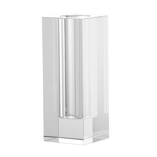 10" Clear Square Glass Table Vase - Loft&Timber