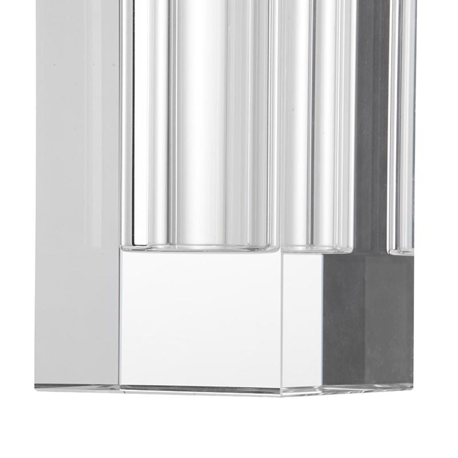 10" Clear Square Glass Table Vase - Loft&Timber