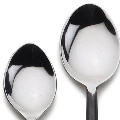 Matte Black Stainless Steel Twenty Piece Hand Forged Flatware Set - Loft&Timber