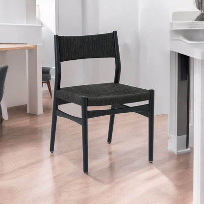 Five Piece Oak Round Dining Set with Four Chairs - Loft&Timber