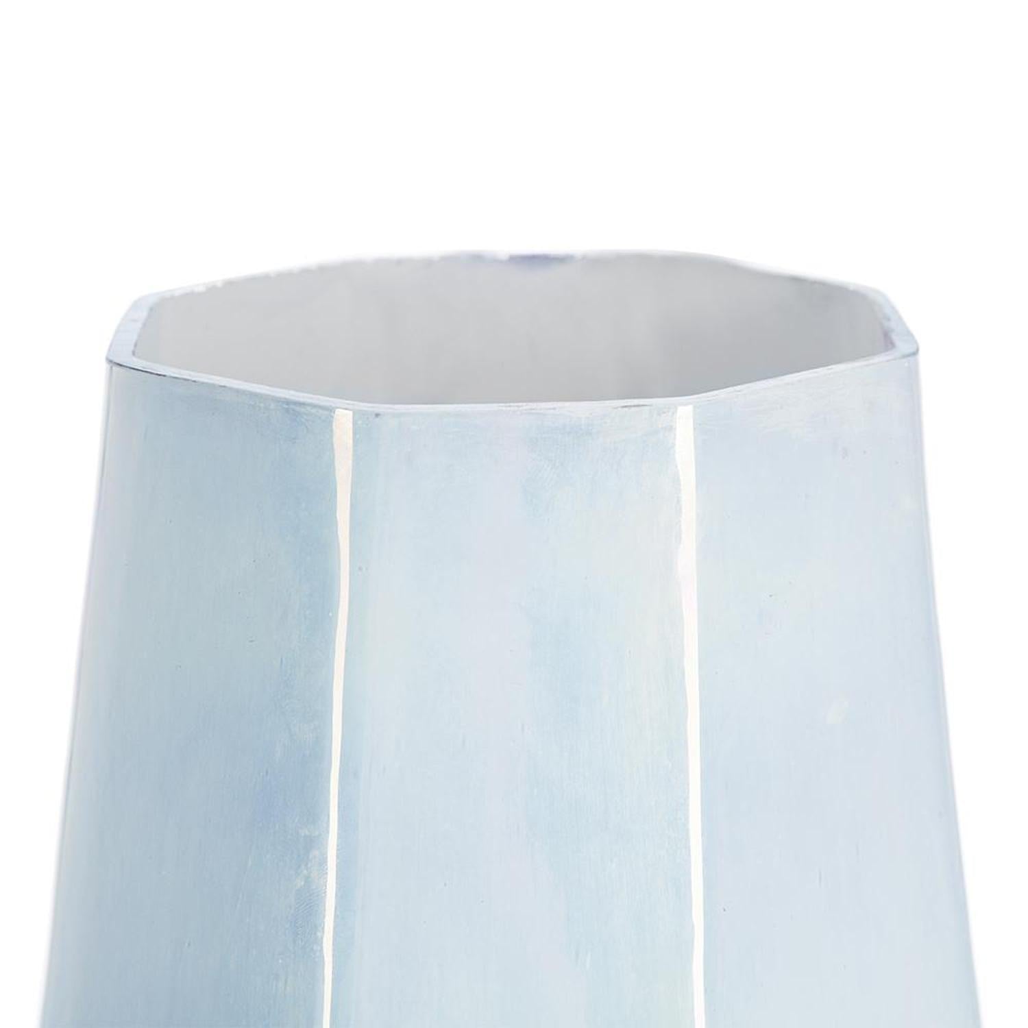 20" Opal Cylinder Glass Table Vase - Loft&Timber