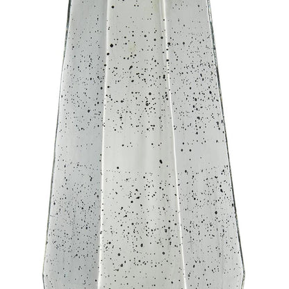 20" Silver Cylinder Glass Table Vase - Loft&Timber