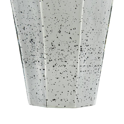 20" Silver Cylinder Glass Table Vase - Loft&Timber