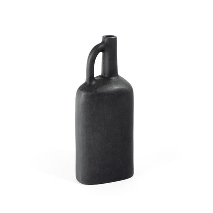 11" Gray Aluminum Jug Table Vase - Loft&Timber