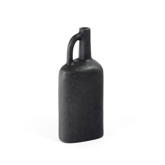 11" Gray Aluminum Jug Table Vase - Loft&Timber