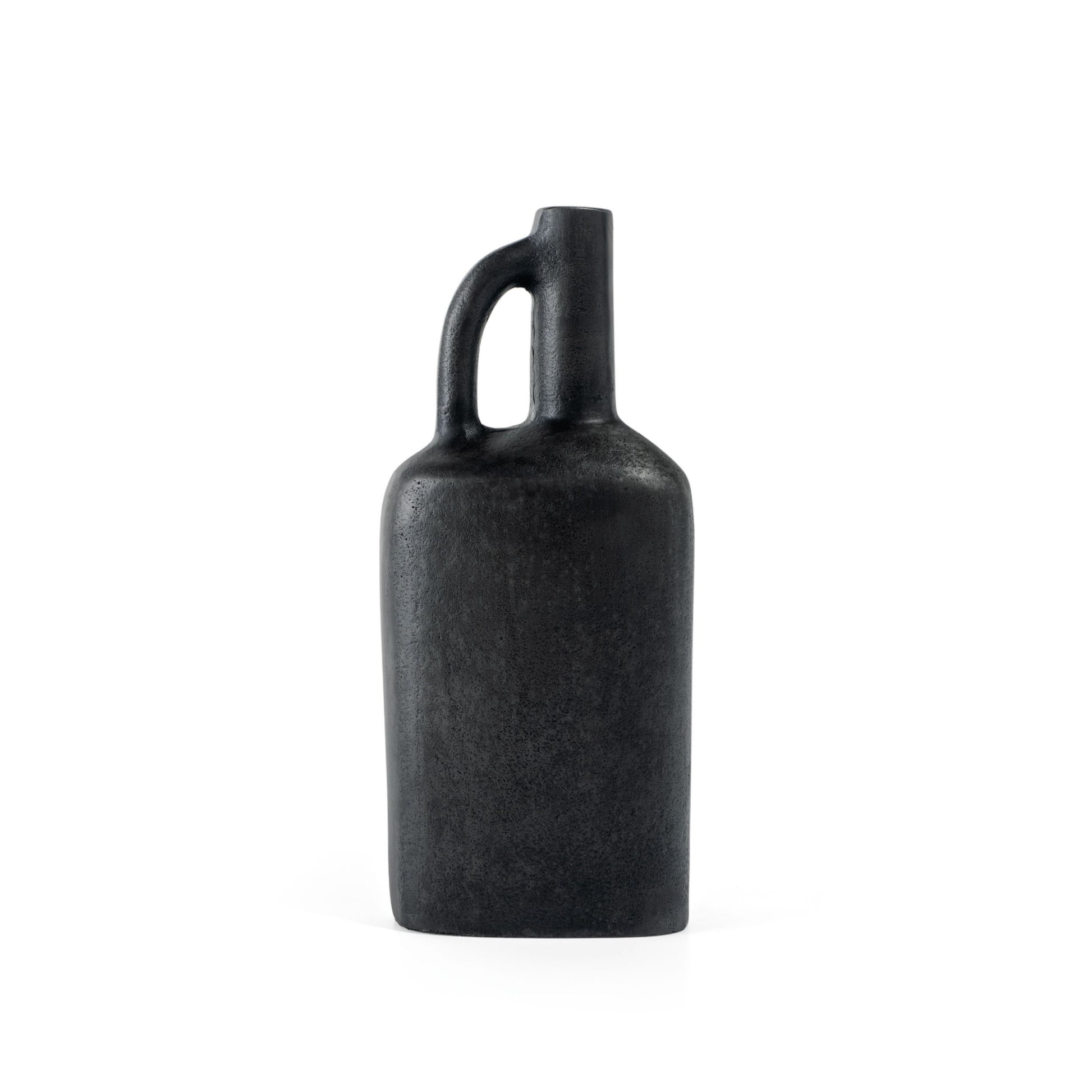 11" Gray Aluminum Jug Table Vase - Loft&Timber