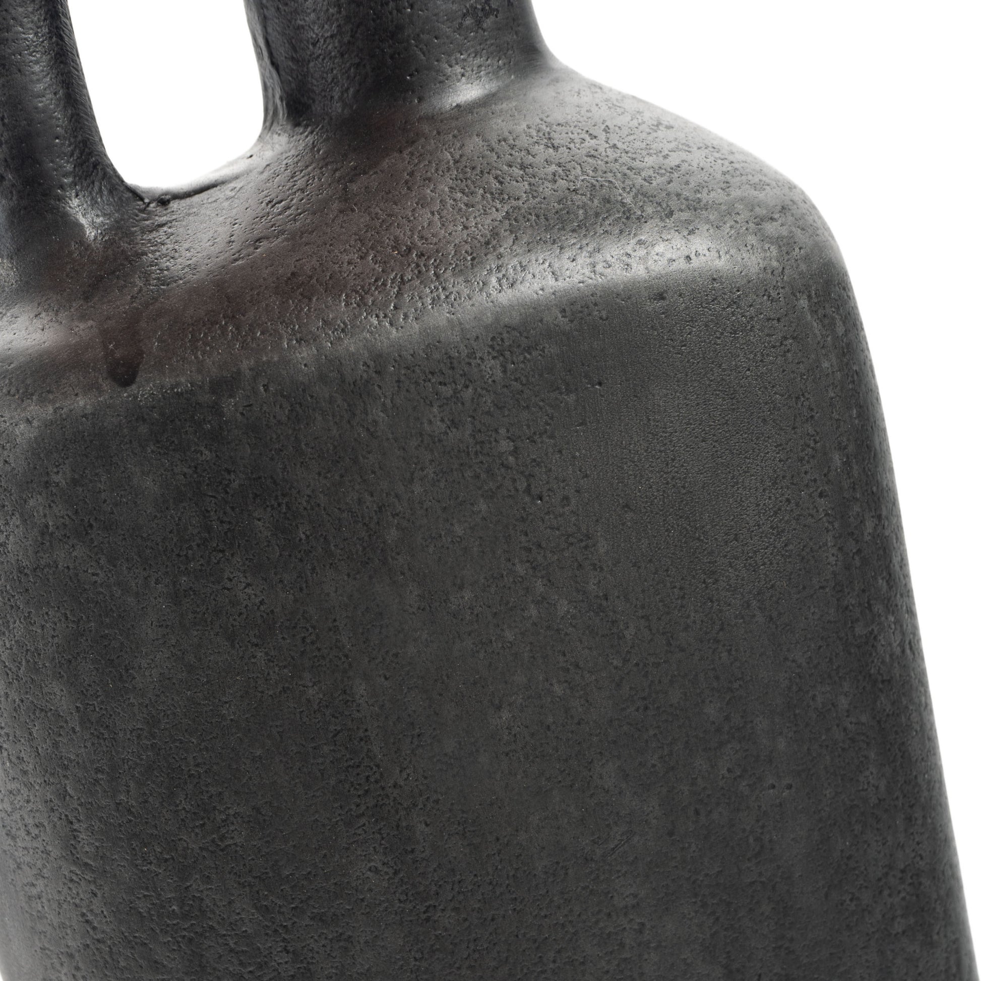 11" Gray Aluminum Jug Table Vase - Loft&Timber