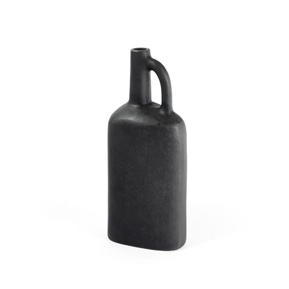 11" Gray Aluminum Jug Table Vase - Loft&Timber