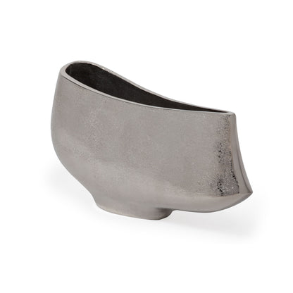 7" Nickel Aluminum Table Vase - Loft&Timber