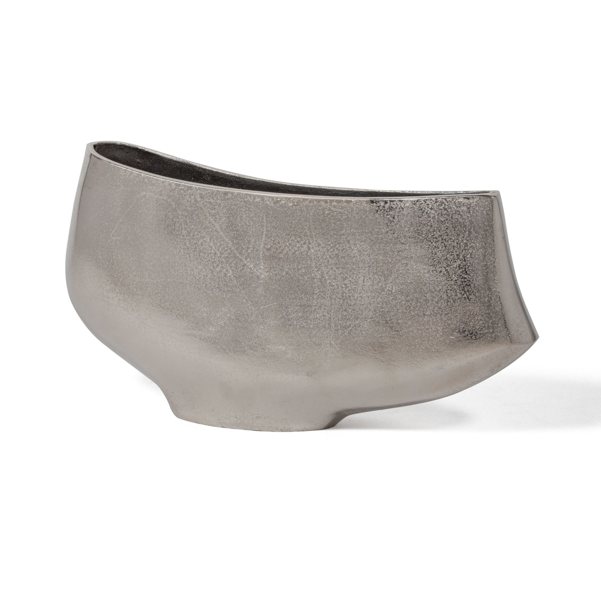 10" Nickel Aluminum Table Vase - Loft&Timber