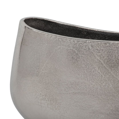 10" Nickel Aluminum Table Vase - Loft&Timber