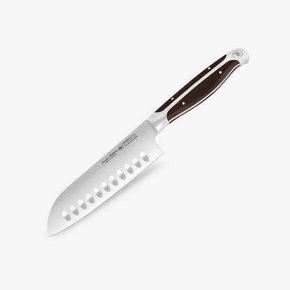 Gunter Wilhelm Premier Santoku Knife, 5 Inch | Dark Brown ABS Handle SKU: 30-317-0405 - Loft&Timber