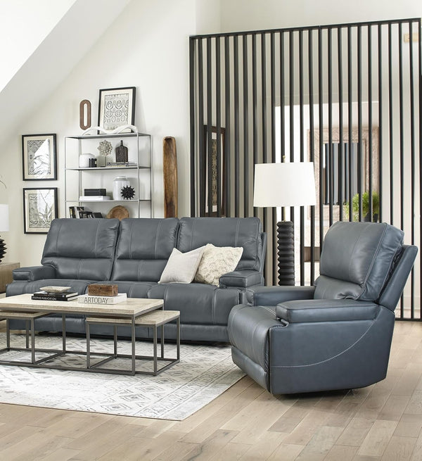 Whitman - Verona Azure - Powered by Freemotion Power Reclining Sofa and Recliner-0