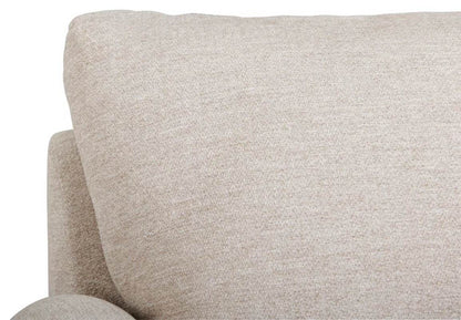 Coziest Transitional Sofa Flared Arms And Wooden Legs - Loft&Timber