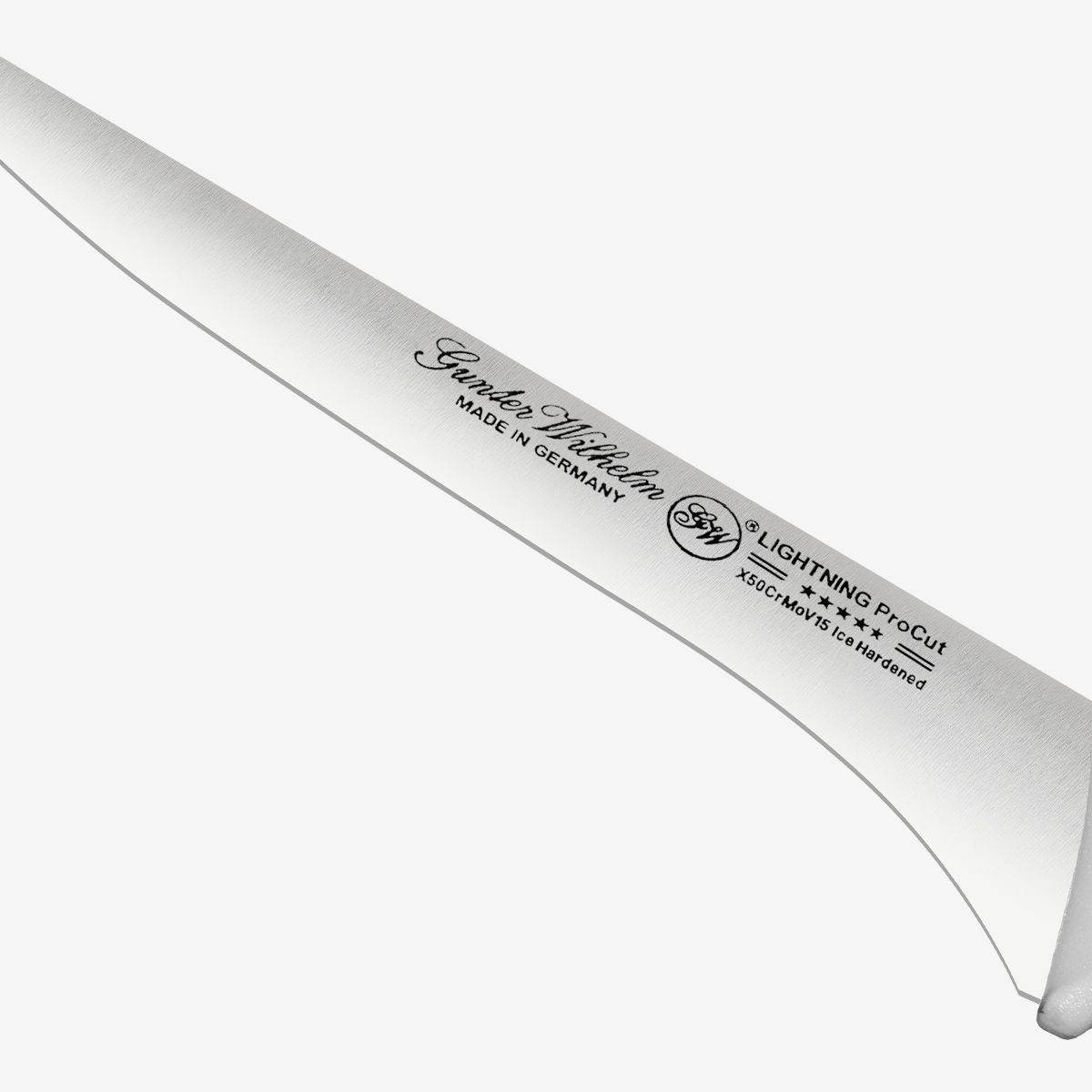 Gunter Wilhelm Lightning Boning Knife, 6 Inch | Brown and Grey ABS Handle SKU: 10-114-0306 - Loft&Timber