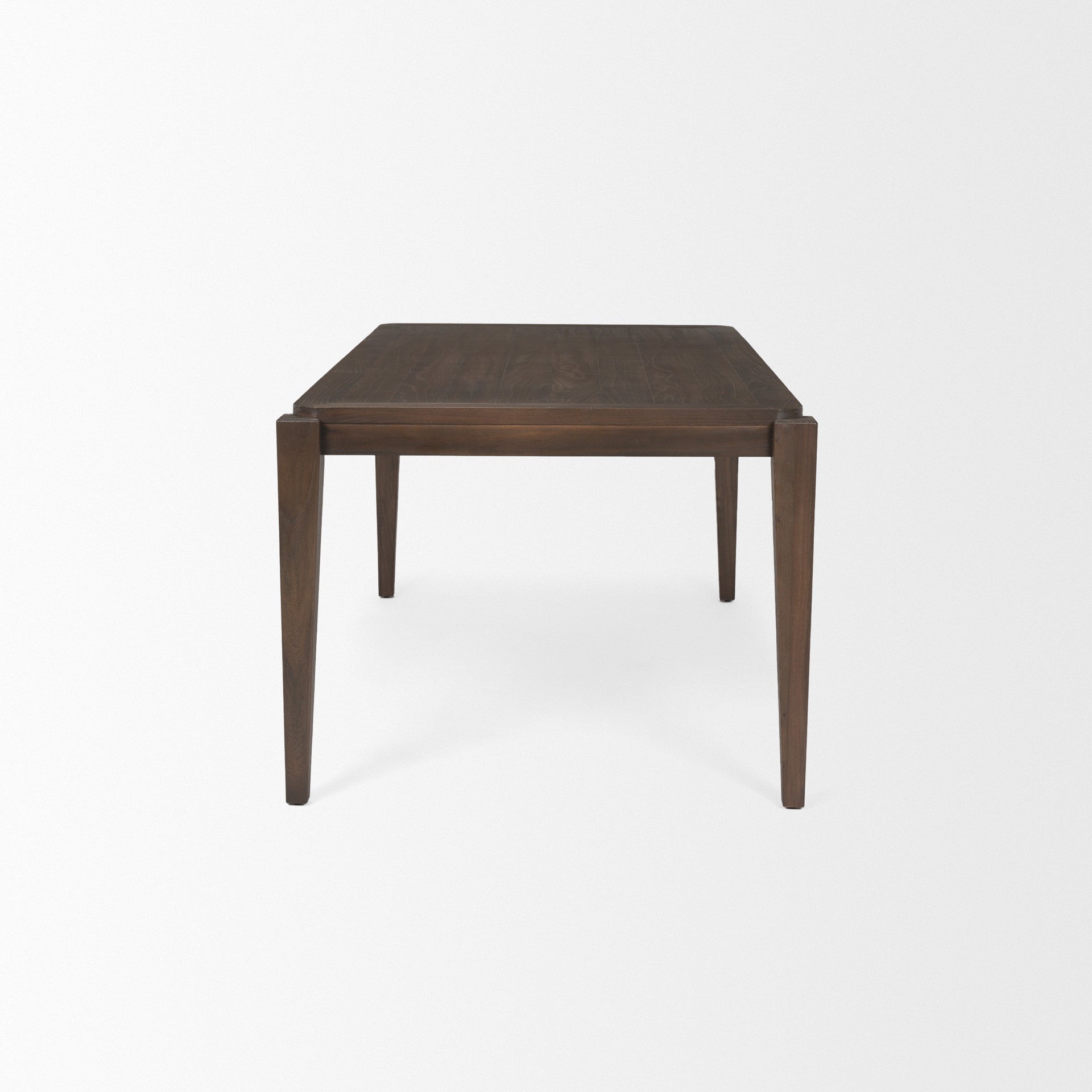 72" Dark Brown Wood Dining Table - Loft&Timber