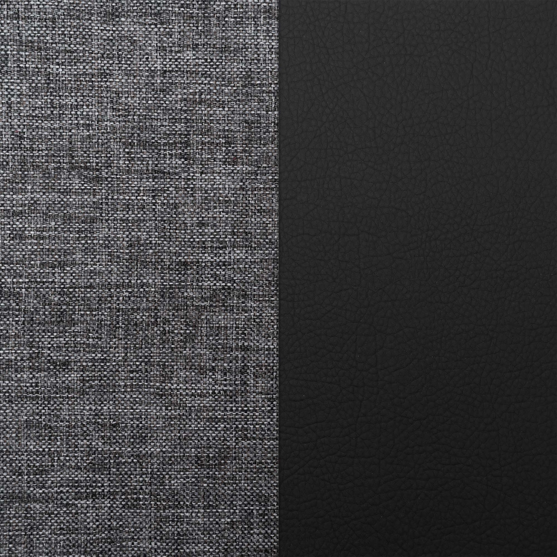 90" Gray Chenille And Faux Leather Convertible Futon Sleeper Sofa And Toss Pillows With Storage - Loft&Timber