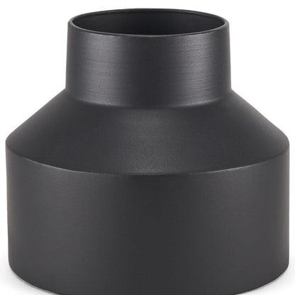 8" Black Tulip Metal Table Vase - Loft&Timber