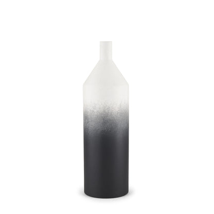 20" Black Tulip Metal Table Vase - Loft&Timber