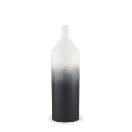 20" Black Tulip Metal Table Vase - Loft&Timber