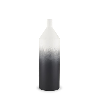 20" Black Tulip Metal Table Vase - Loft&Timber
