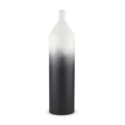 24" Black Tulip Metal Table Vase - Loft&Timber