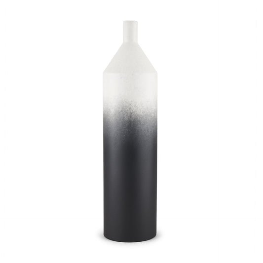 24" Black Tulip Metal Table Vase - Loft&Timber