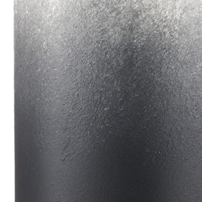 24" Black Tulip Metal Table Vase - Loft&Timber