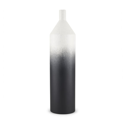 24" Black Tulip Metal Table Vase - Loft&Timber