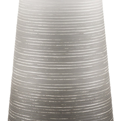 20" White Tulip Metal Table Vase - Loft&Timber