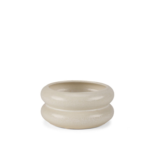 4" Cream Cylinder Ceramic Table Vase - Loft&Timber
