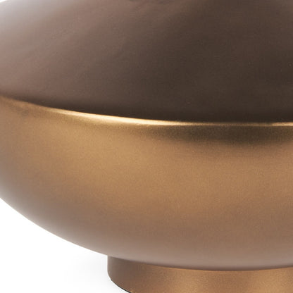 6" Gold Metal Table Vase - Loft&Timber