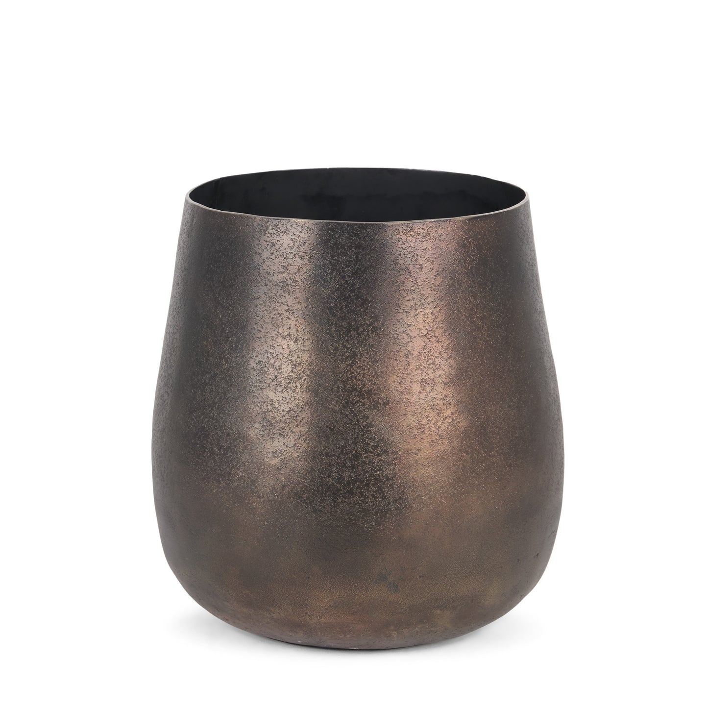 9" Gold Cylinder Metal Table Vase - Loft&Timber