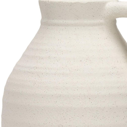 15" Beige Bud Ceramic Table Vase - Loft&Timber