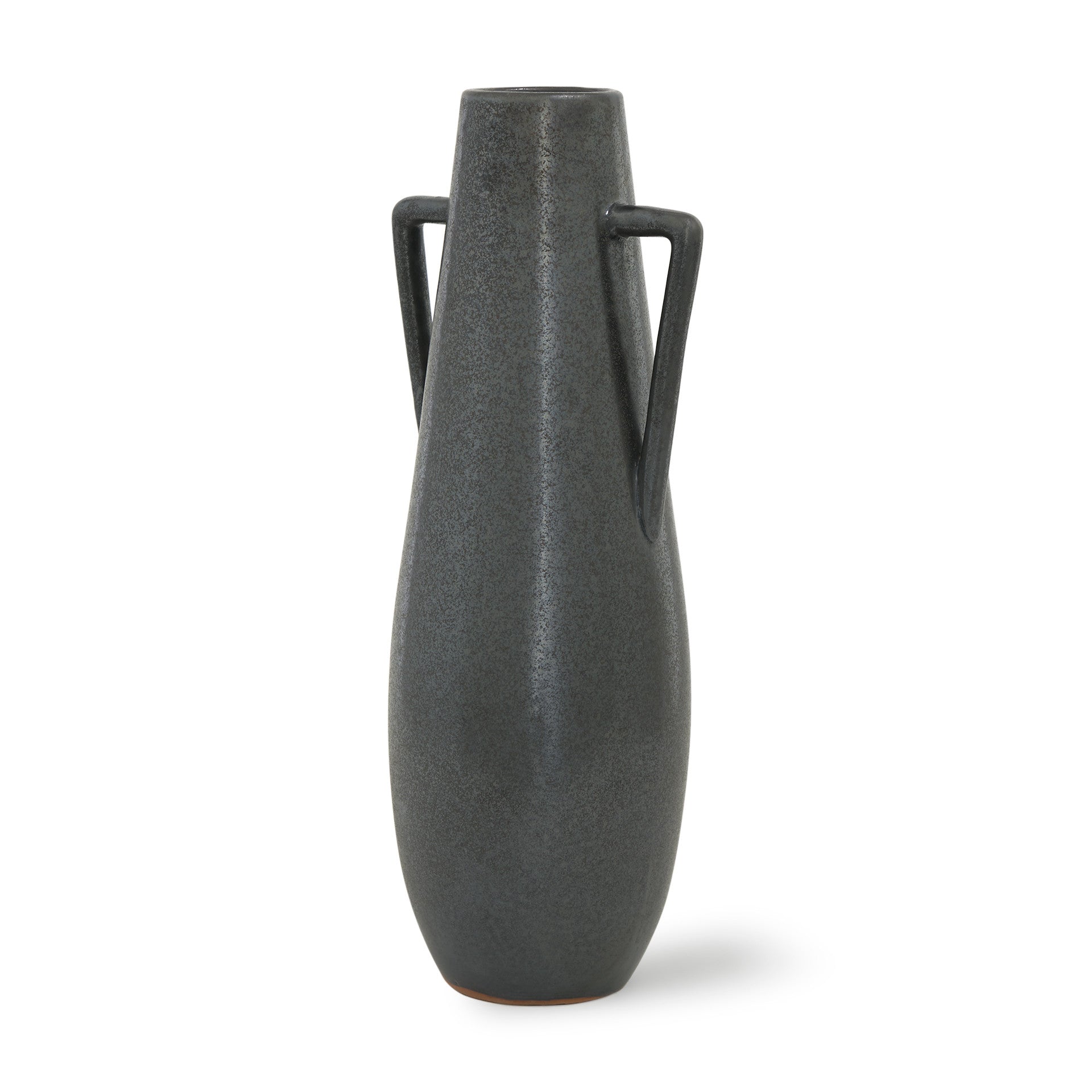 17" Gray Amphora Ceramic Table Vase - Loft&Timber