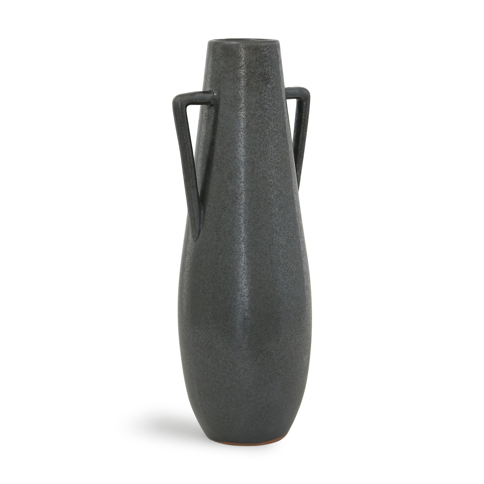 17" Gray Amphora Ceramic Table Vase - Loft&Timber