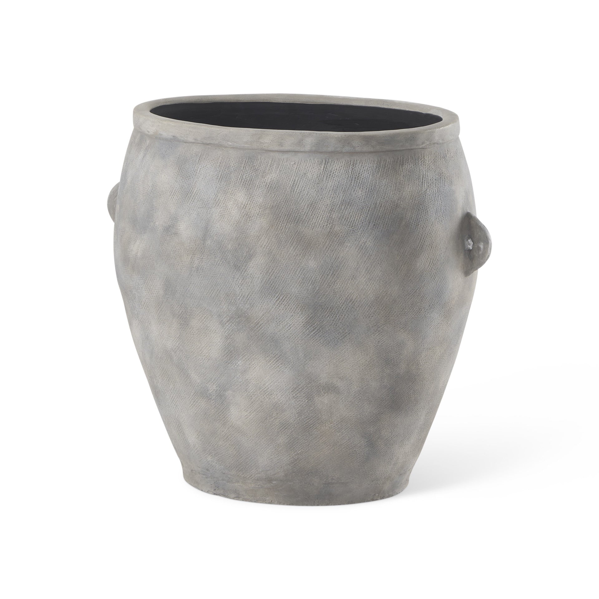 24" Gray Amphora Ceramic Floor Vase - Loft&Timber