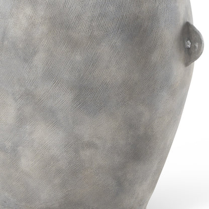 24" Gray Amphora Ceramic Floor Vase - Loft&Timber
