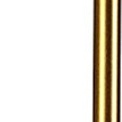 Brass Unique Statement Three Light Metal and Glass Dimmable Chandelier With White Shades - Loft&Timber