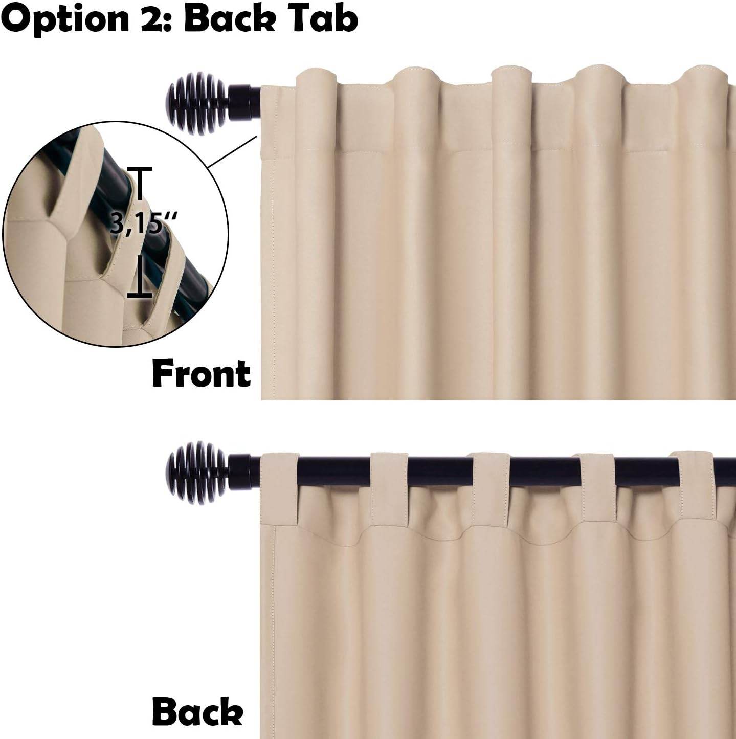 Custom Curtains: 1 Panel Wide Width Blackout Curtain, Room Divider Curtains - Loft&Timber