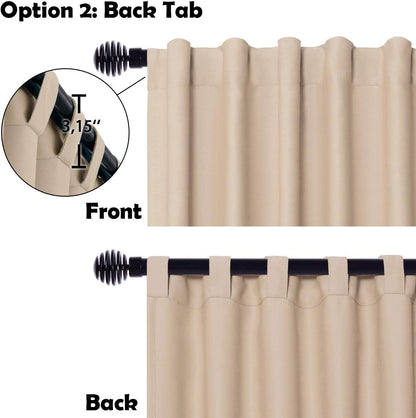 Custom Curtains: 1 Panel Wide Width Blackout Curtain, Room Divider Curtains - Loft&Timber