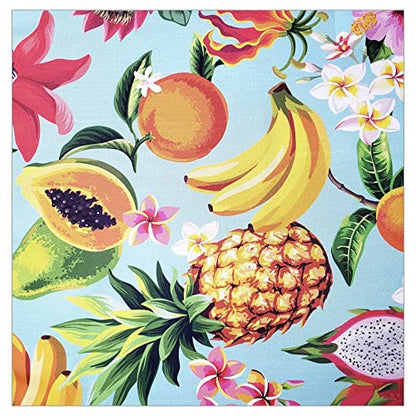 Charlo's Cloth Napkins Set of 4 Salad Fruit 16" by 16" - Blue - Loft&Timber