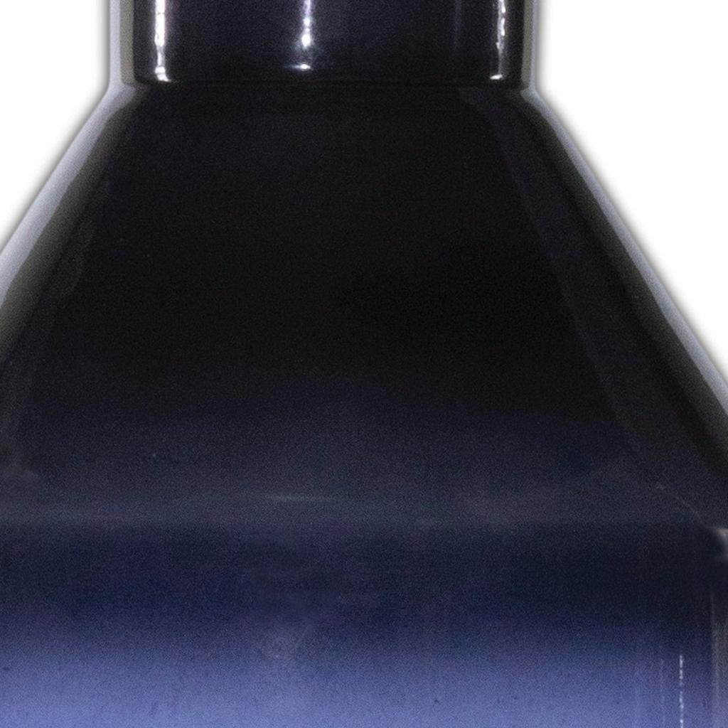 7" Blue Round Glass Table Vase - Loft&Timber