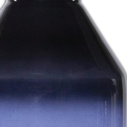 7" Blue Round Glass Table Vase - Loft&Timber