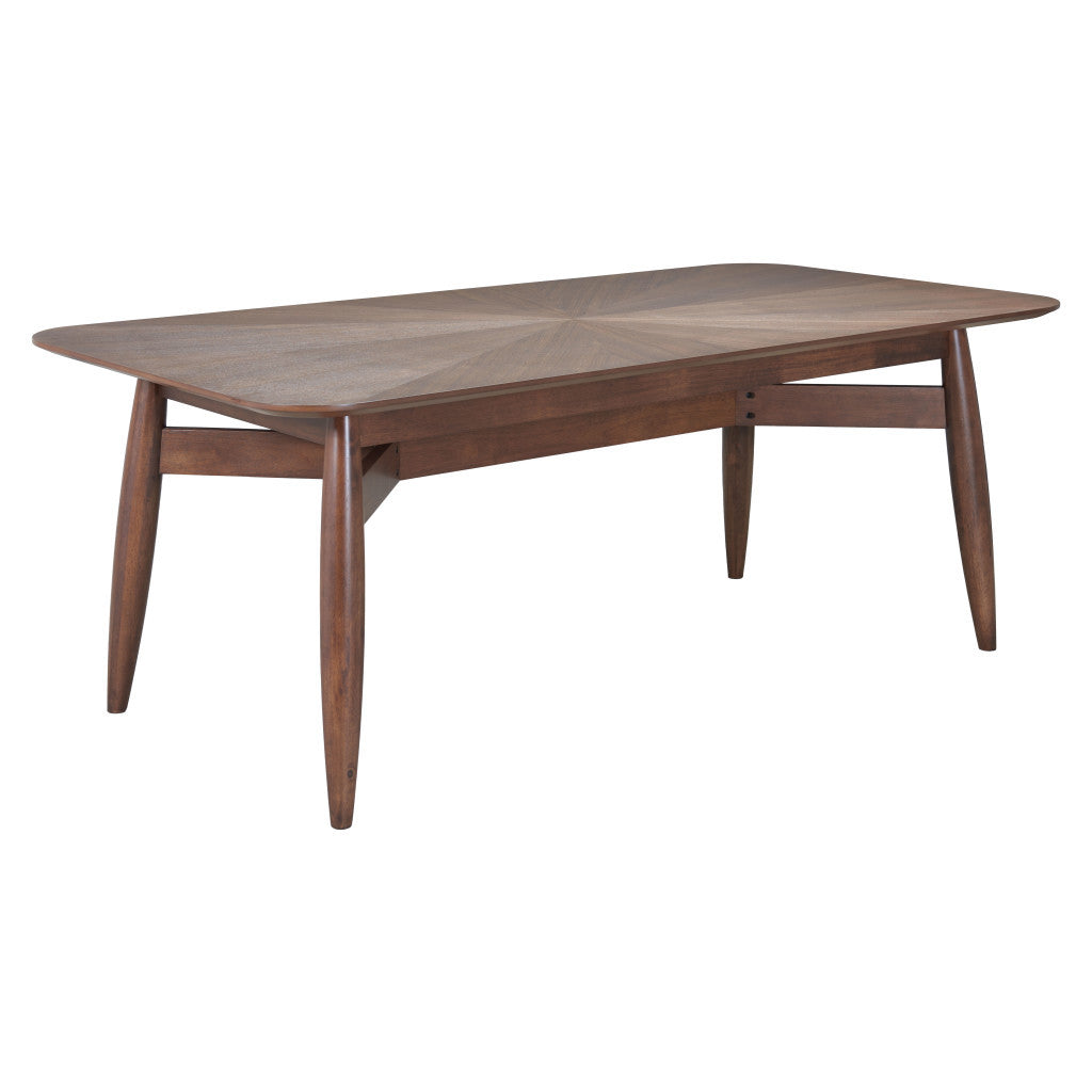 78" Espresso Solid Wood Dining Table - Loft&Timber