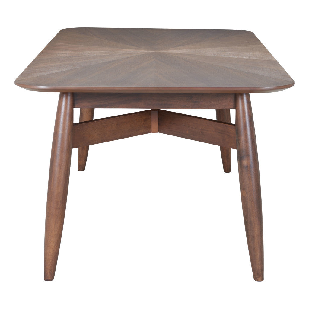 78" Espresso Solid Wood Dining Table - Loft&Timber