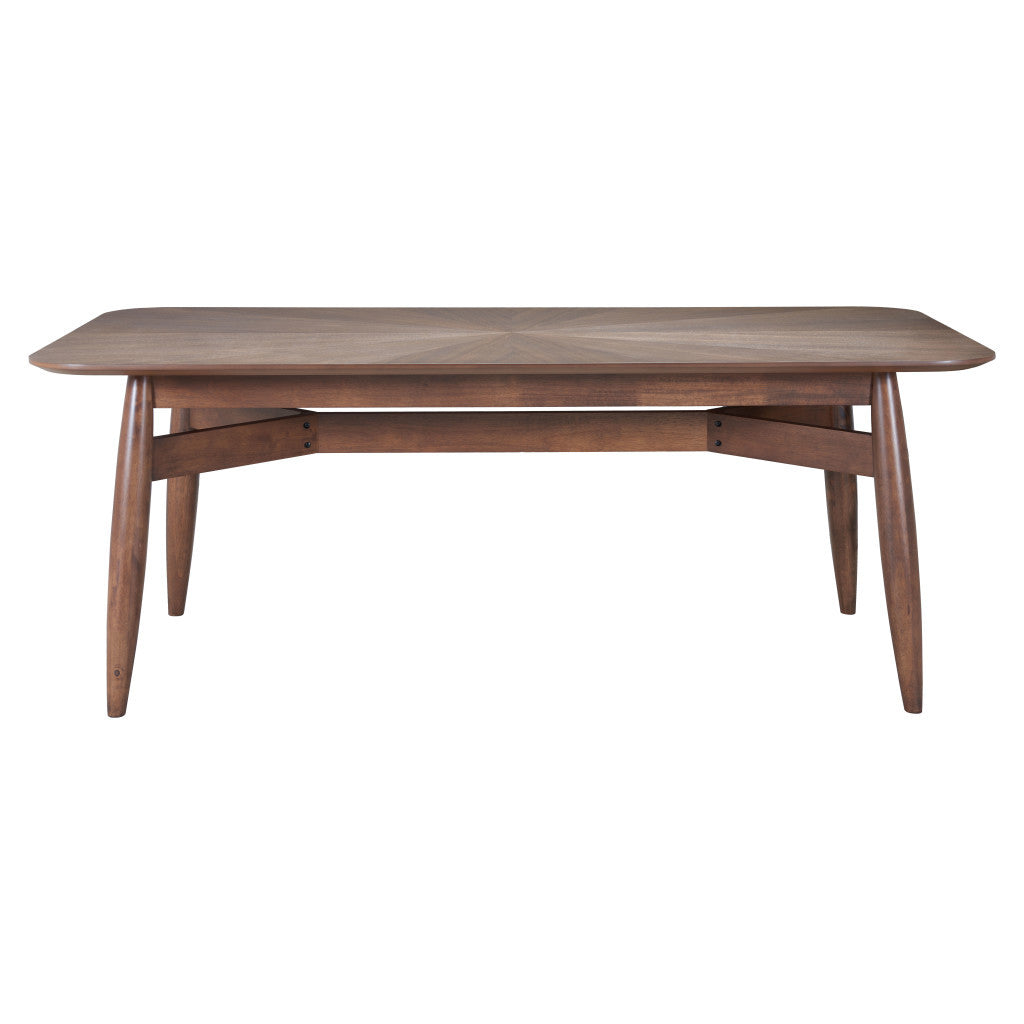 78" Espresso Solid Wood Dining Table - Loft&Timber